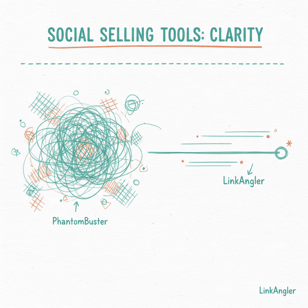 Social Selling Tools Compared: LinkAngler vs PhantomBuster in 2026